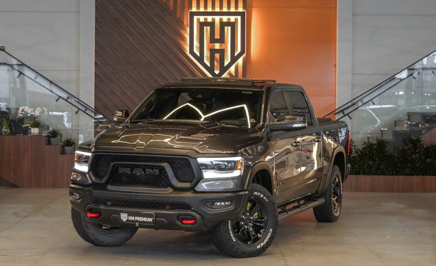 RAM 1500 REBEL HEMI 5.7 V8 4X4 GASOLINA AUTOMÁTICO 2022 – CABINE DUPLA