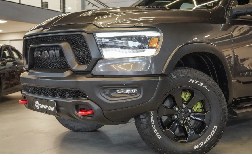 RAM 1500 REBEL HEMI 5.7 V8 4X4 GASOLINA AUTOMÁTICO 2022 – CABINE DUPLA